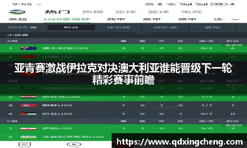 亚青赛激战伊拉克对决澳大利亚谁能晋级下一轮精彩赛事前瞻